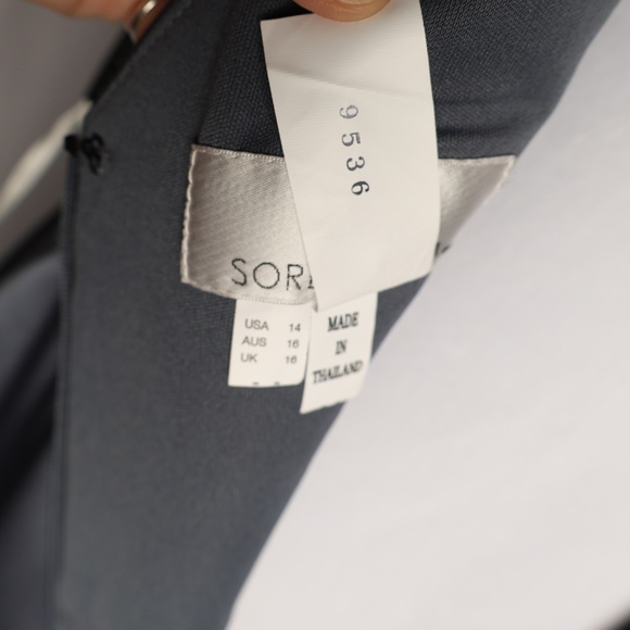 Sorella Vita 9536 Elegant Gown Blue Dress Sz 14 (sz 10-12) - Picture 14 of 16